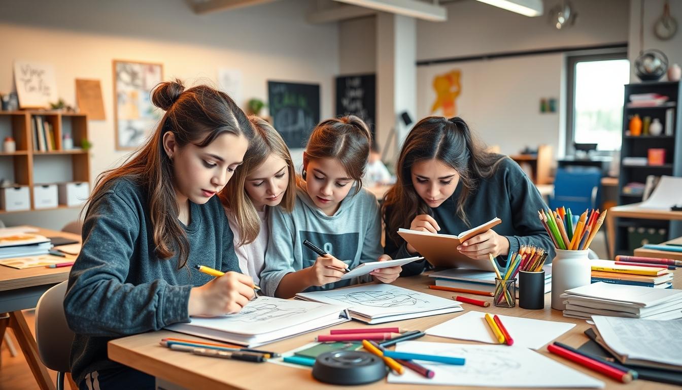 Digital learning platform with online study materials