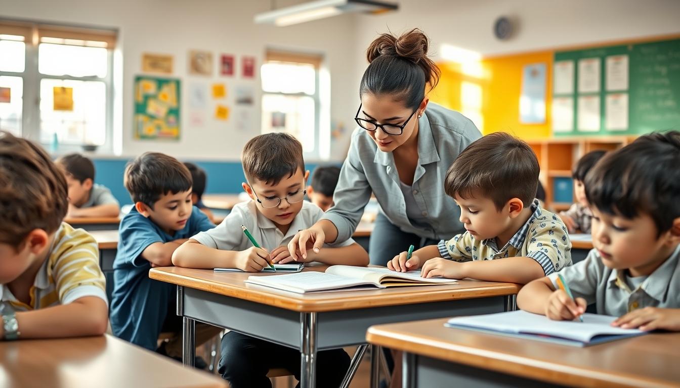 Structured study materials and learning resources on a desk