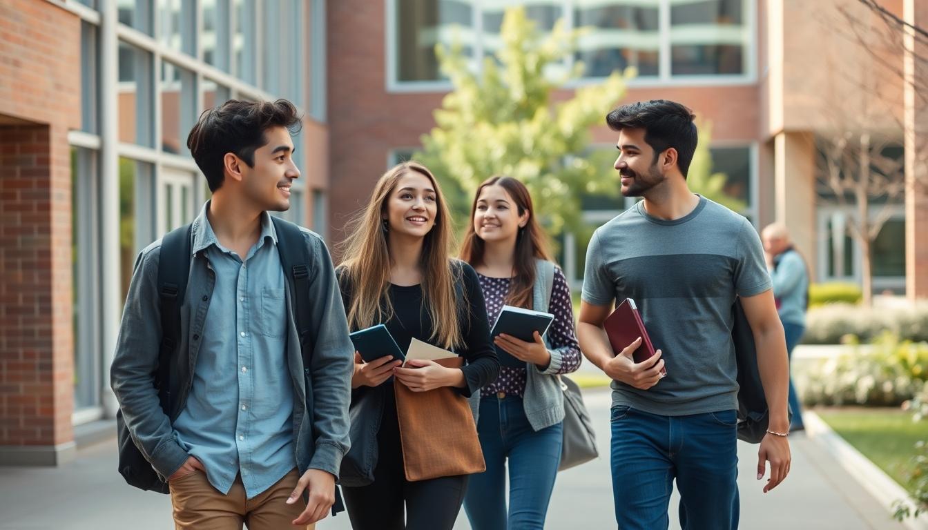 Student preparing for exams with study materials
